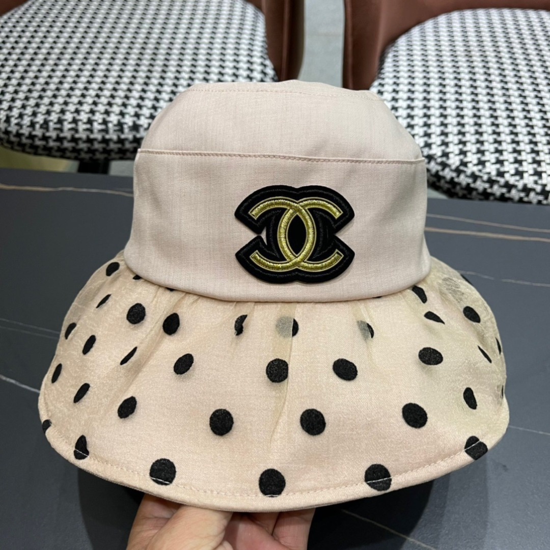 【Chanel香奈儿】2024新款大沿遮阳渔夫帽～简约大气遮阳效果一绝、随意折叠都不会变形