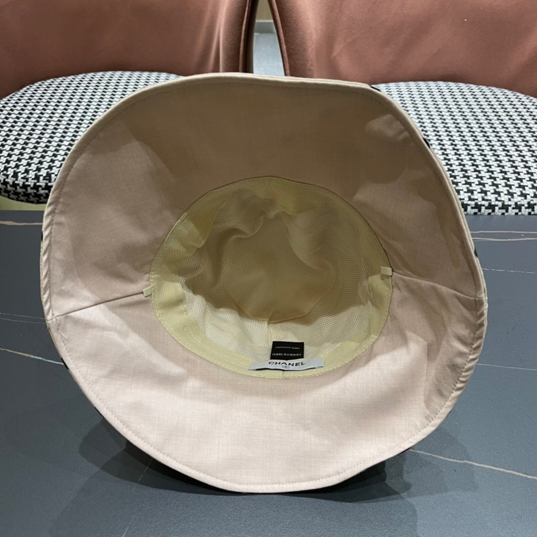 【Chanel香奈儿】2024新款大沿遮阳渔夫帽～简约大气遮阳效果一绝、随意折叠都不会变形