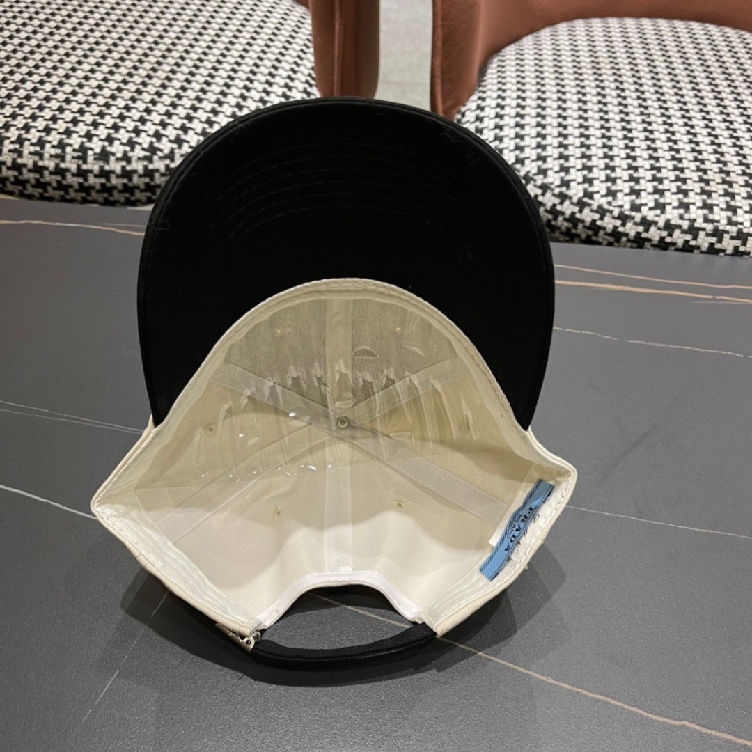  PRADA 普拉达 2024新品棒球帽 时尚潮流，高端做工！细节看实拍哦