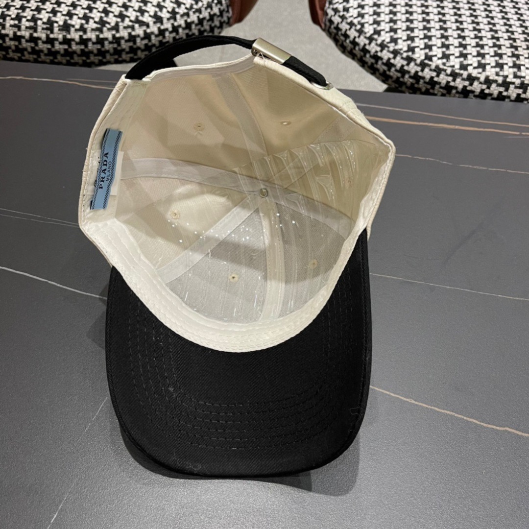  PRADA 普拉达 2024新品棒球帽 时尚潮流，高端做工！细节看实拍哦