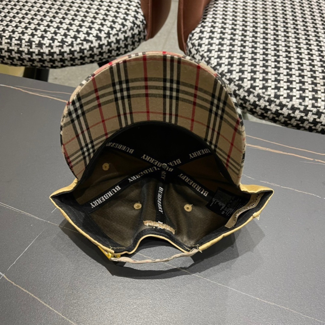 。BURBERRY巴宝莉 经典网官新款经典棒球帽，渔夫帽大牌高级十感足！简约尚时风，男女同款！高质品，尊
