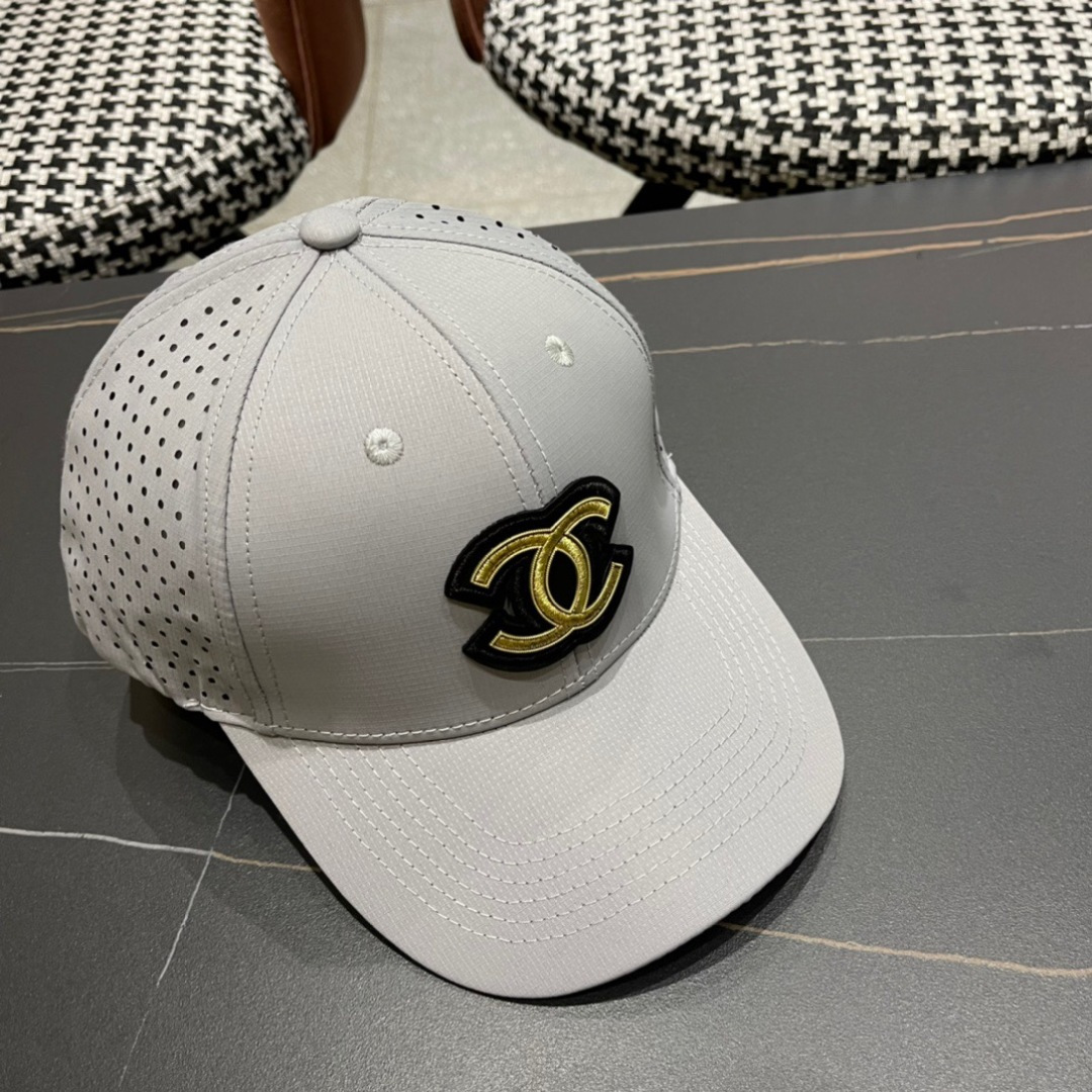  香奈儿CHANEL 新品透气棒球帽，小香经典简约，时尚休闲设计