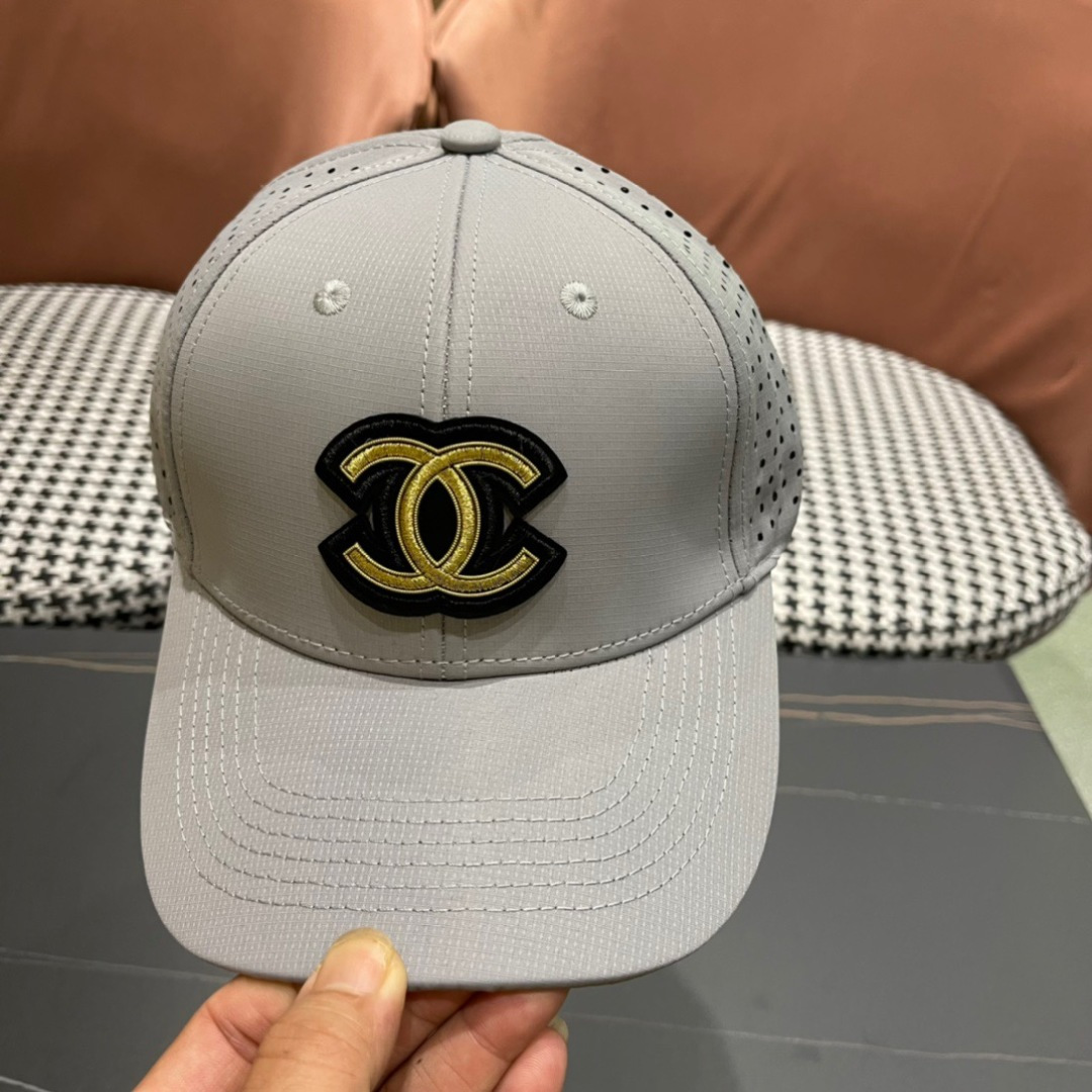  香奈儿CHANEL 新品透气棒球帽，小香经典简约，时尚休闲设计