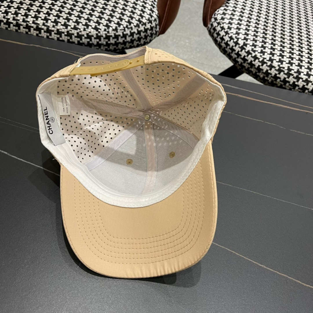  香奈儿CHANEL 新品透气棒球帽，小香经典简约，时尚休闲设计