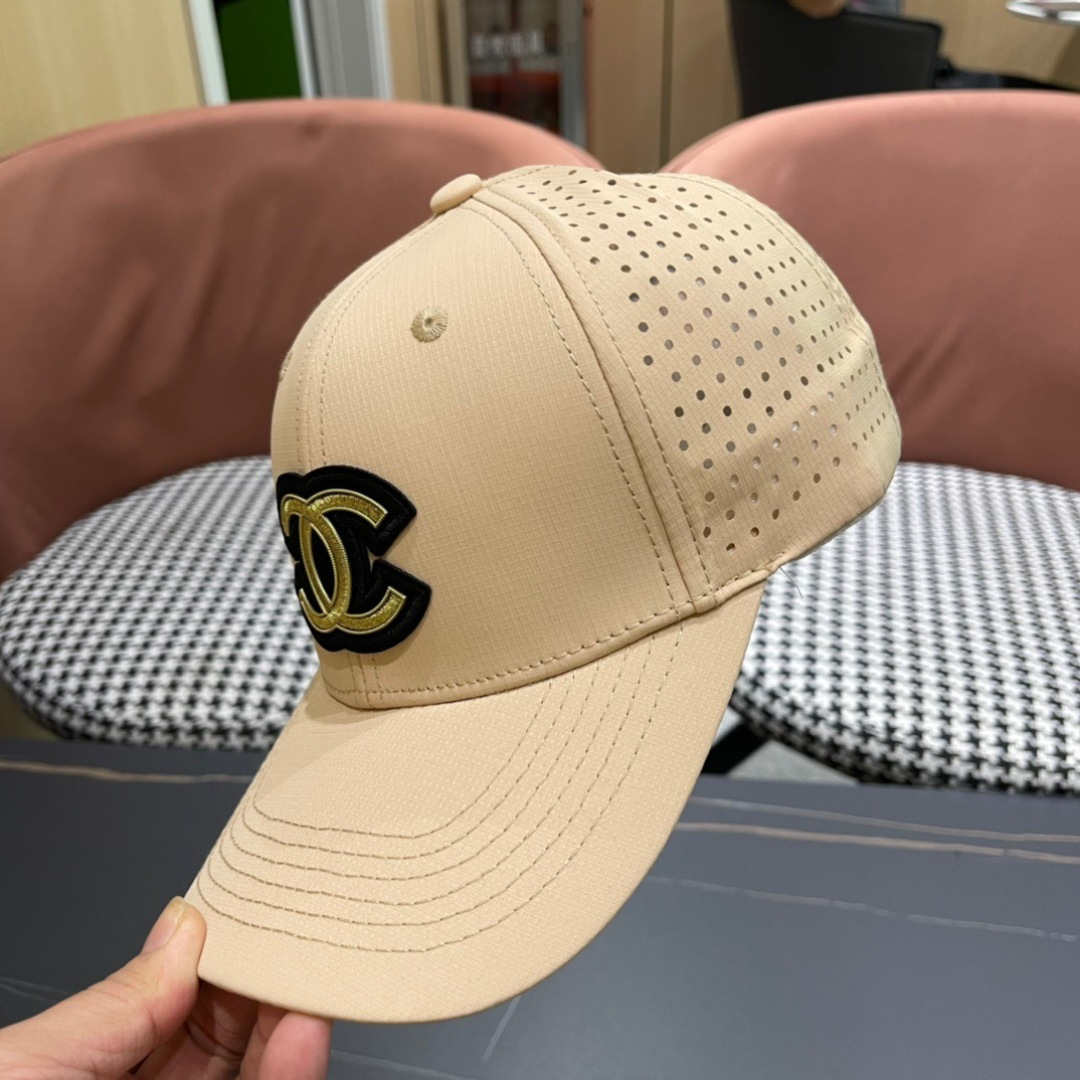  香奈儿CHANEL 新品透气棒球帽，小香经典简约，时尚休闲设计