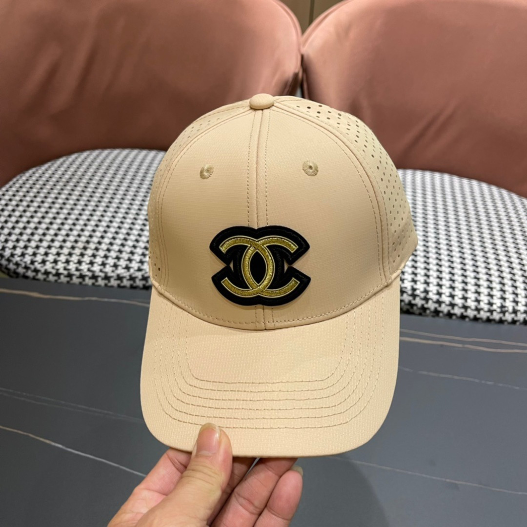  香奈儿CHANEL 新品透气棒球帽，小香经典简约，时尚休闲设计