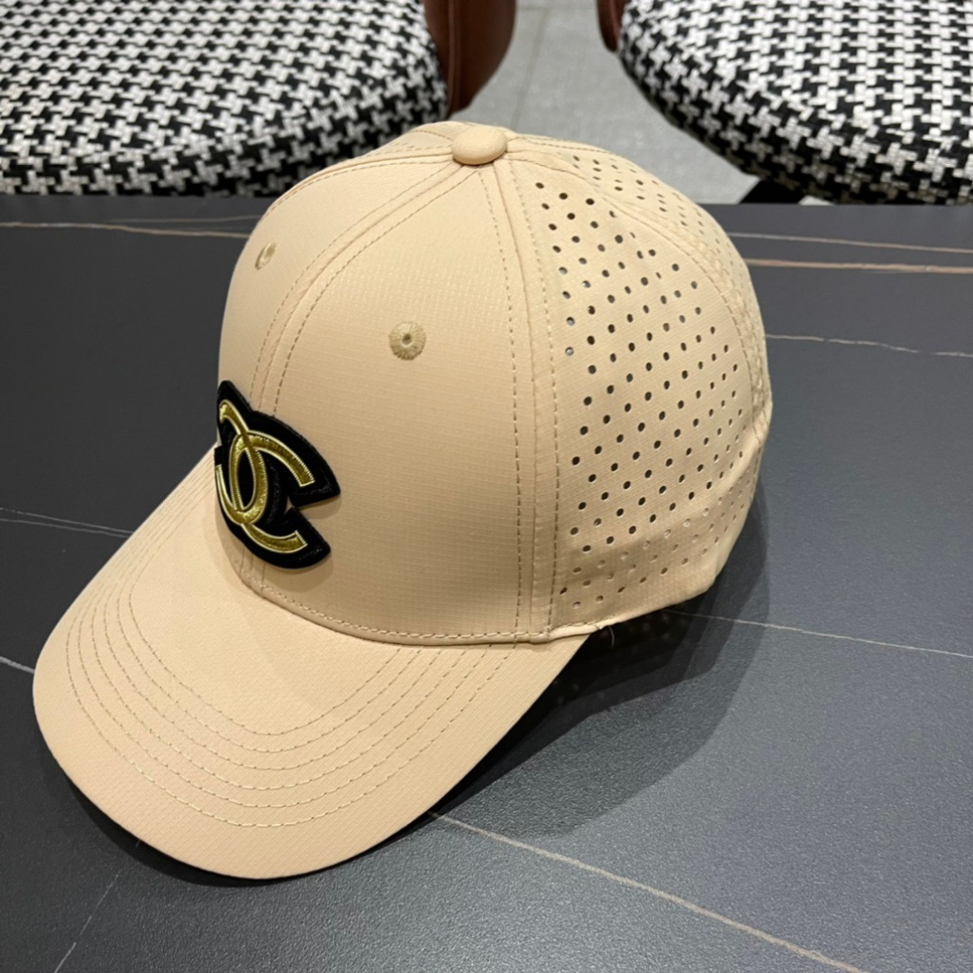  香奈儿CHANEL 新品透气棒球帽，小香经典简约，时尚休闲设计
