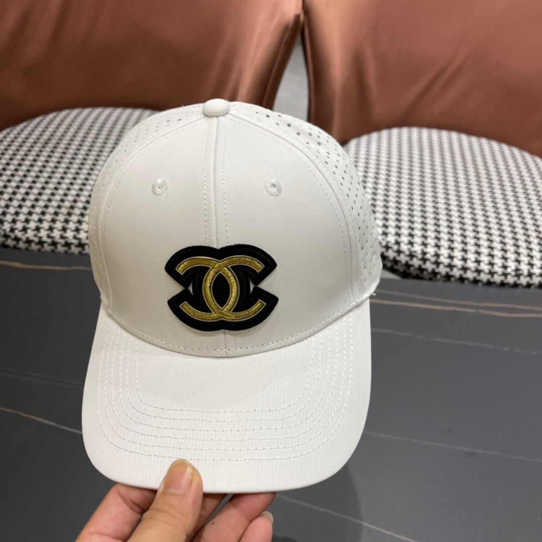  香奈儿CHANEL 新品透气棒球帽，小香经典简约，时尚休闲设计