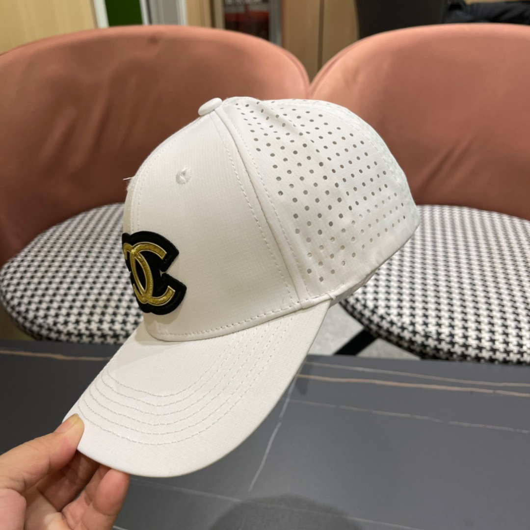  香奈儿CHANEL 新品透气棒球帽，小香经典简约，时尚休闲设计