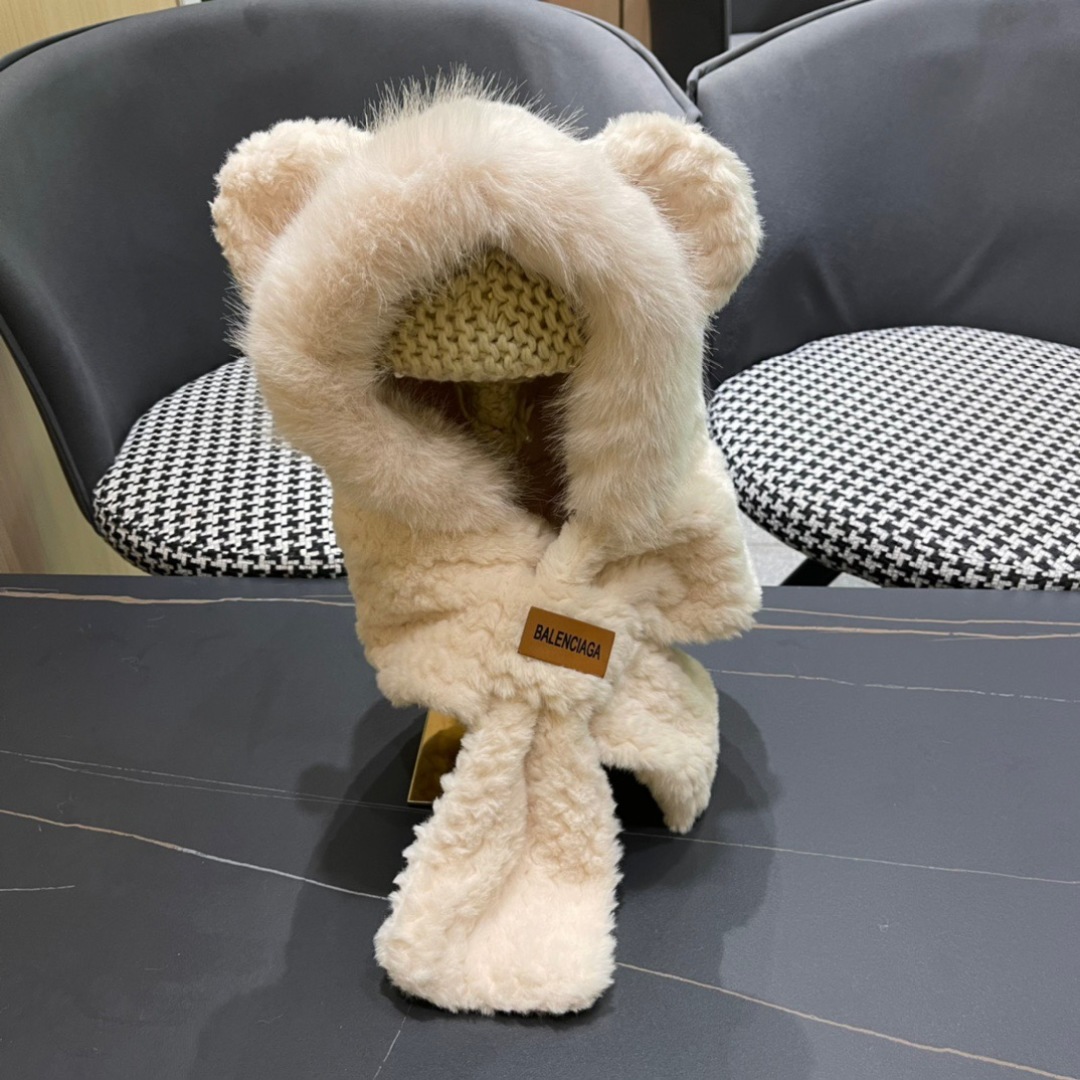 The Parisian Balenciaga girl’s autumn and winter scarf is warm and velvet - 图片 2