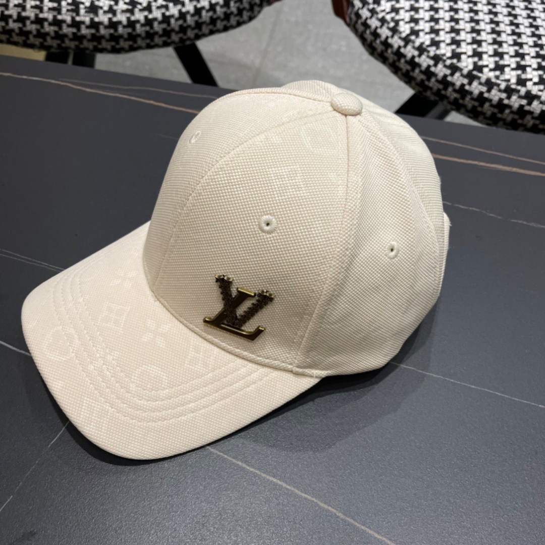 🧢LV路易威登2024官网高版出货，经典棒球帽，非常经典的经典，四季可用，出门必备，非常显脸小