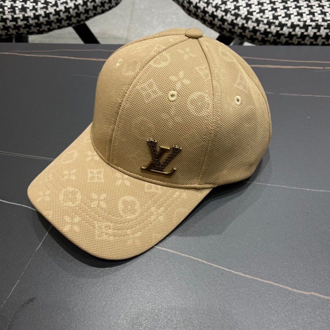 🧢LV路易威登2024官网高版出货，经典棒球帽，非常经典的经典，四季可用，出门必备，非常显脸小