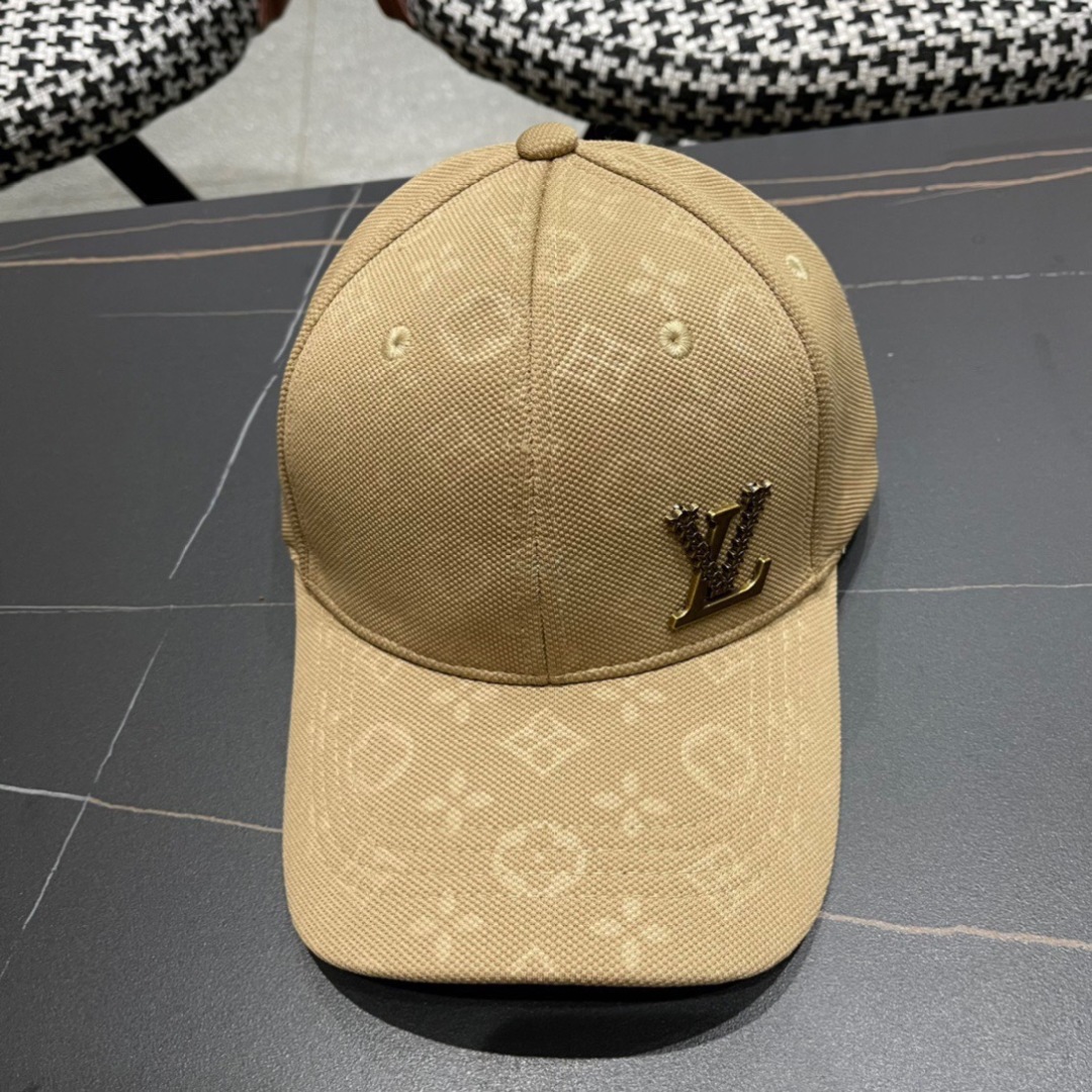 🧢LV路易威登2024官网高版出货，经典棒球帽，非常经典的经典，四季可用，出门必备，非常显脸小