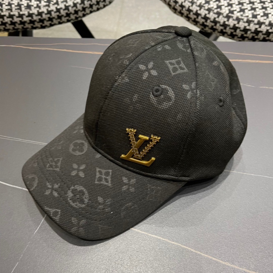 🧢LV路易威登2024官网高版出货，经典棒球帽，非常经典的经典，四季可用，出门必备，非常显脸小