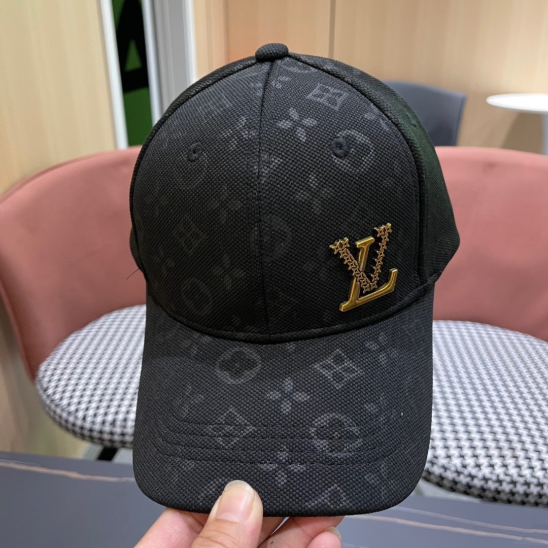 🧢LV路易威登2024官网高版出货，经典棒球帽，非常经典的经典，四季可用，出门必备，非常显脸小