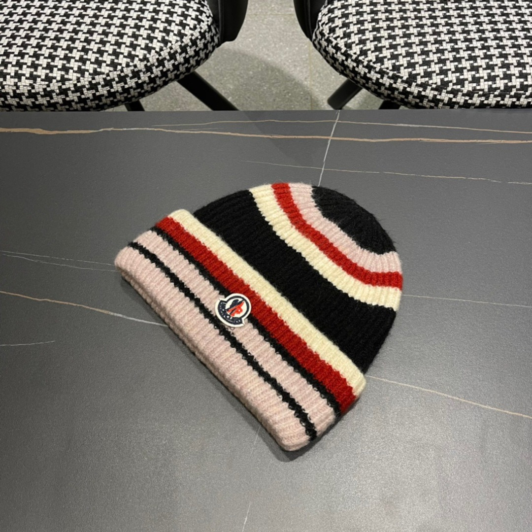 【MONCLER蒙口】秋冬新款韩版毛线帽，出街超好搭配！