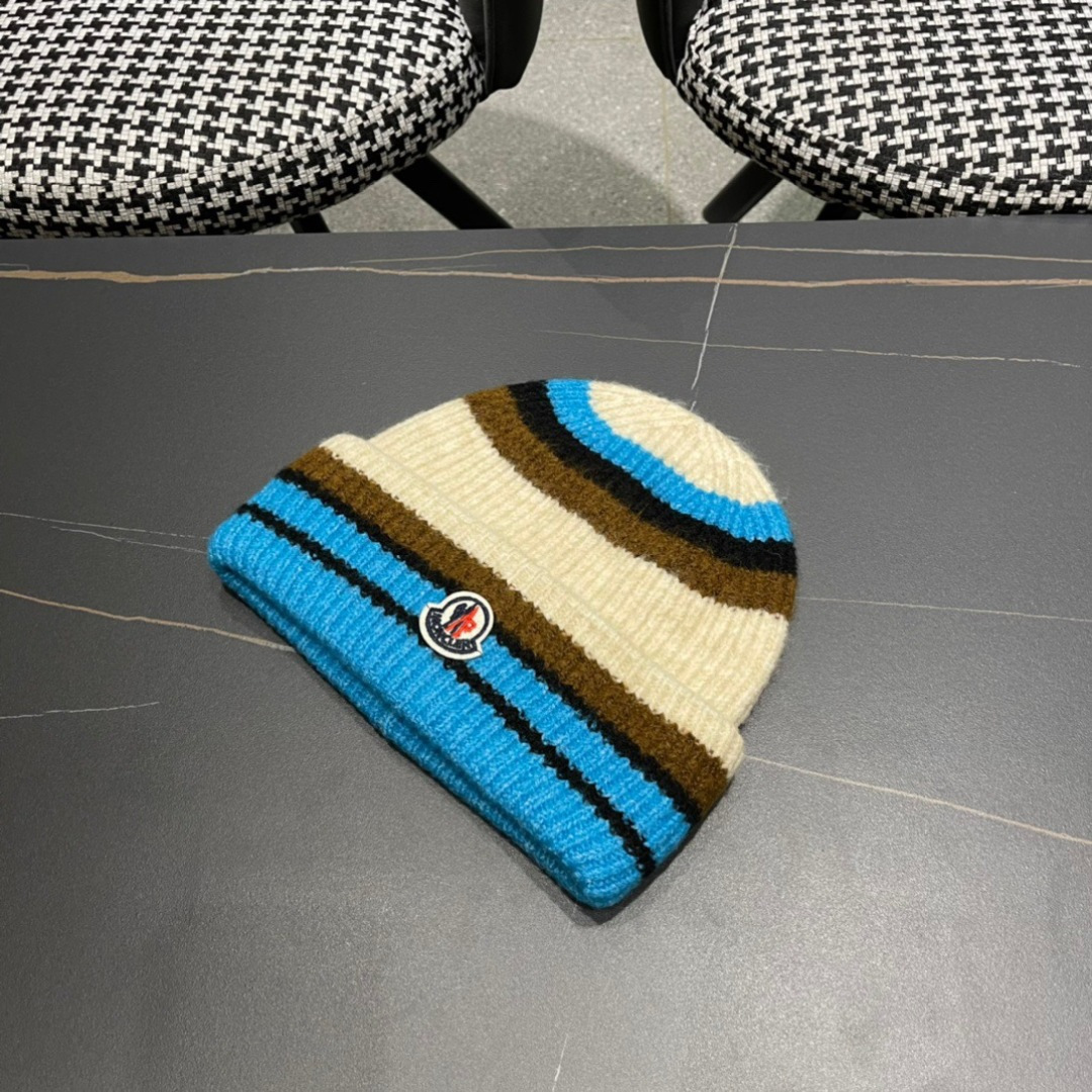 【MONCLER蒙口】秋冬新款韩版毛线帽，出街超好搭配！