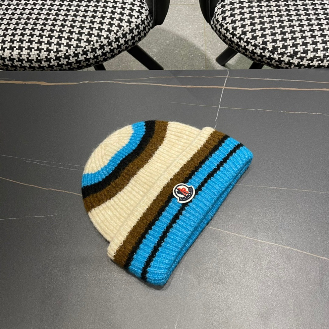 【MONCLER蒙口】秋冬新款韩版毛线帽，出街超好搭配！