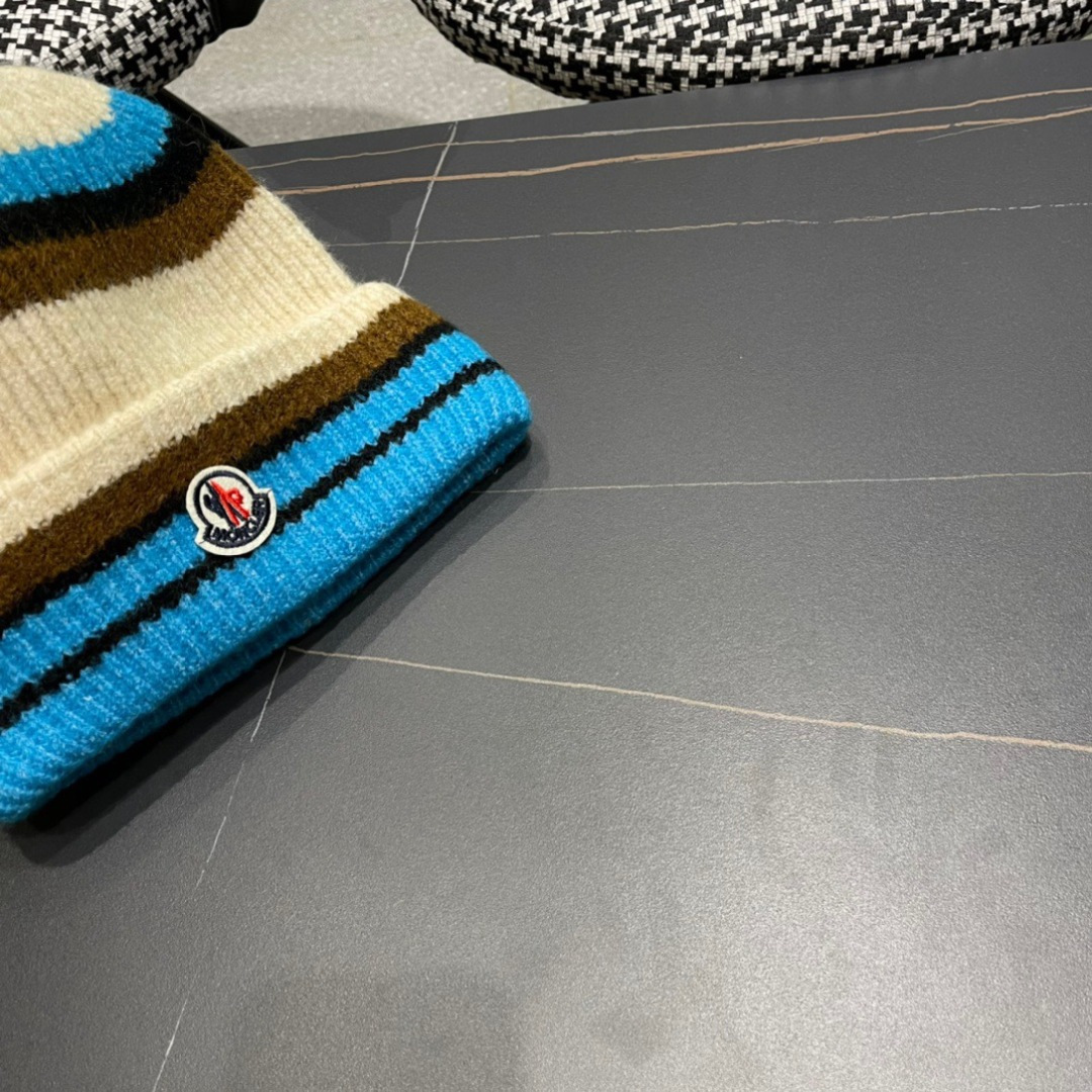 【MONCLER蒙口】秋冬新款韩版毛线帽，出街超好搭配！