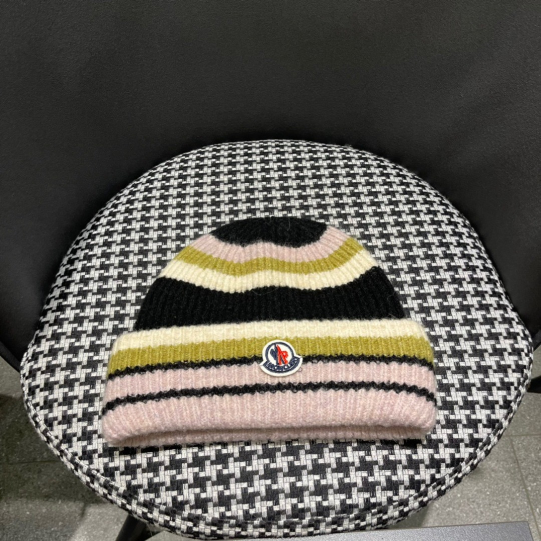 【MONCLER蒙口】秋冬新款韩版毛线帽，出街超好搭配！