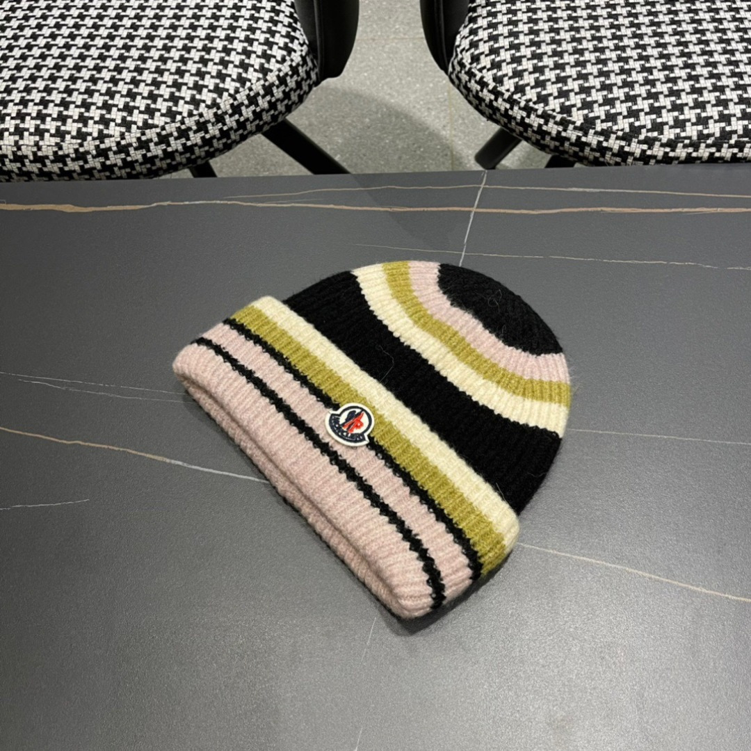 【MONCLER蒙口】秋冬新款韩版毛线帽，出街超好搭配！