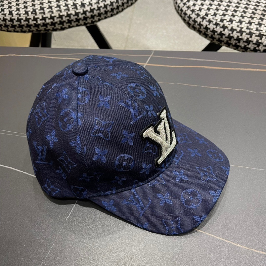  LouiVuittonLV👒专柜新款路易威登棒球帽，简单大方 男女通用遮阳帽，