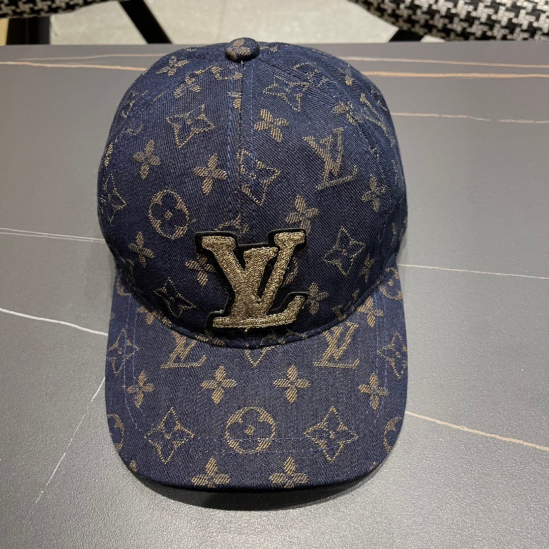  LouiVuittonLV👒专柜新款路易威登棒球帽，简单大方 男女通用遮阳帽，