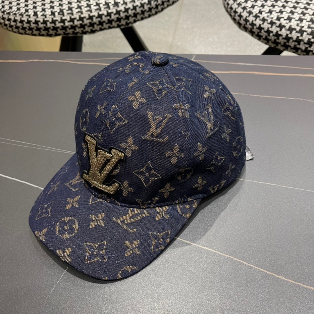  LouiVuittonLV👒专柜新款路易威登棒球帽，简单大方 男女通用遮阳帽，