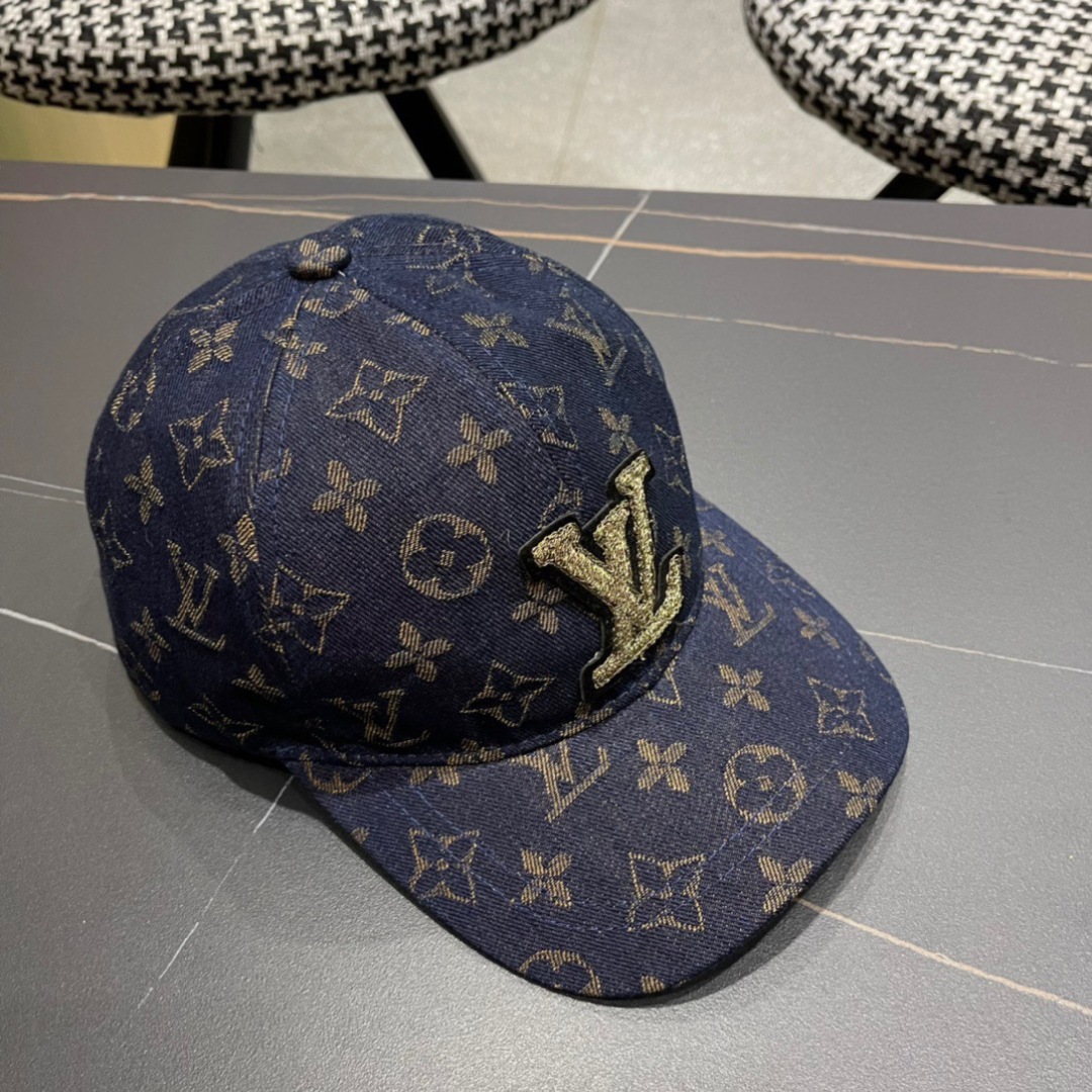  LouiVuittonLV👒专柜新款路易威登棒球帽，简单大方 男女通用遮阳帽，