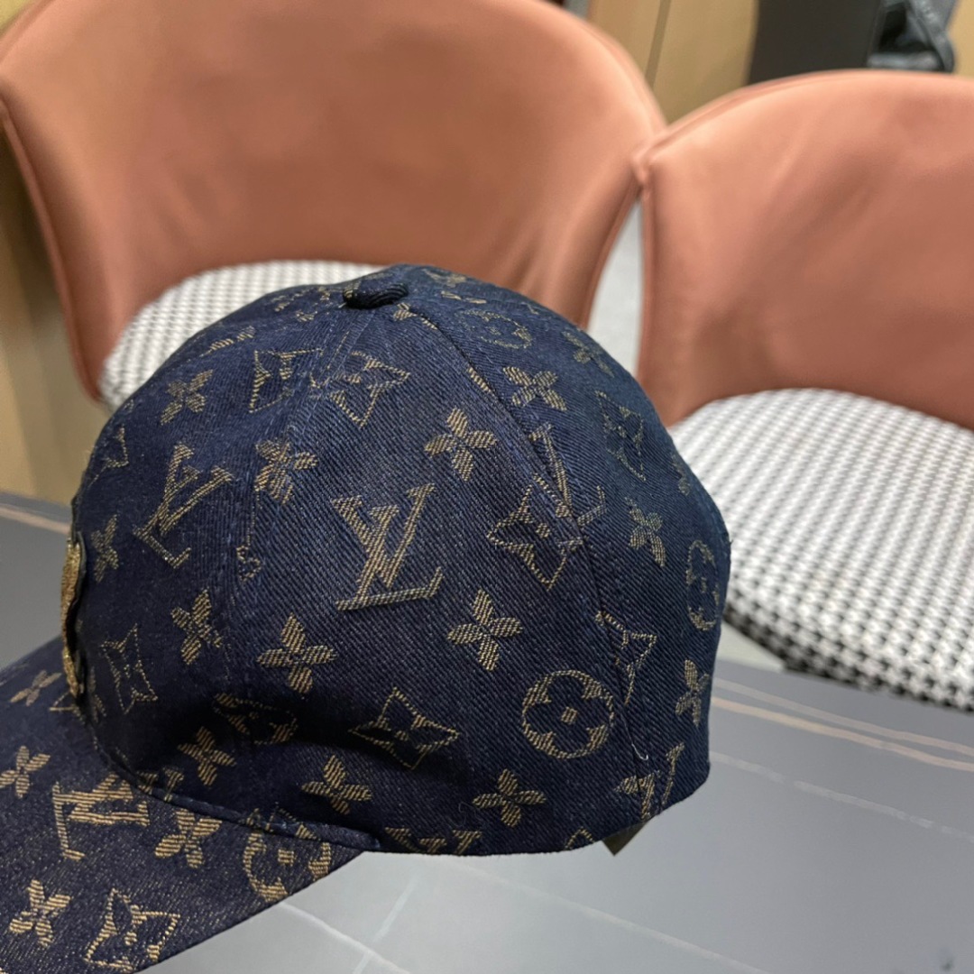  LouiVuittonLV👒专柜新款路易威登棒球帽，简单大方 男女通用遮阳帽，
