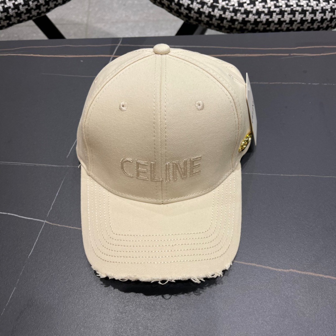 【CELINE赛琳】2024新款简约棒球帽，专柜同步出货，大牌款超好搭配，赶紧入手！