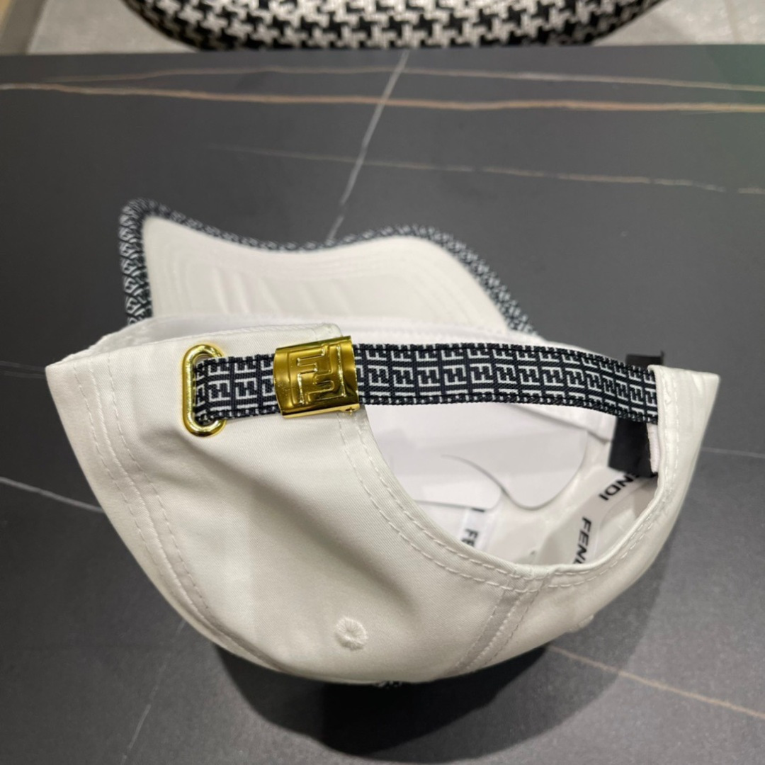  Fendi（芬迪）新款原单棒球帽， 双F提花，专柜热卖款，11开模订制，轻盈透气！质量超赞，基础头围5