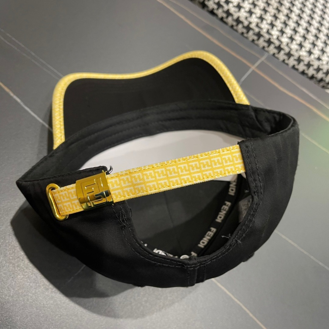  Fendi（芬迪）新款原单棒球帽， 双F提花，专柜热卖款，11开模订制，轻盈透气！质量超赞，基础头围5