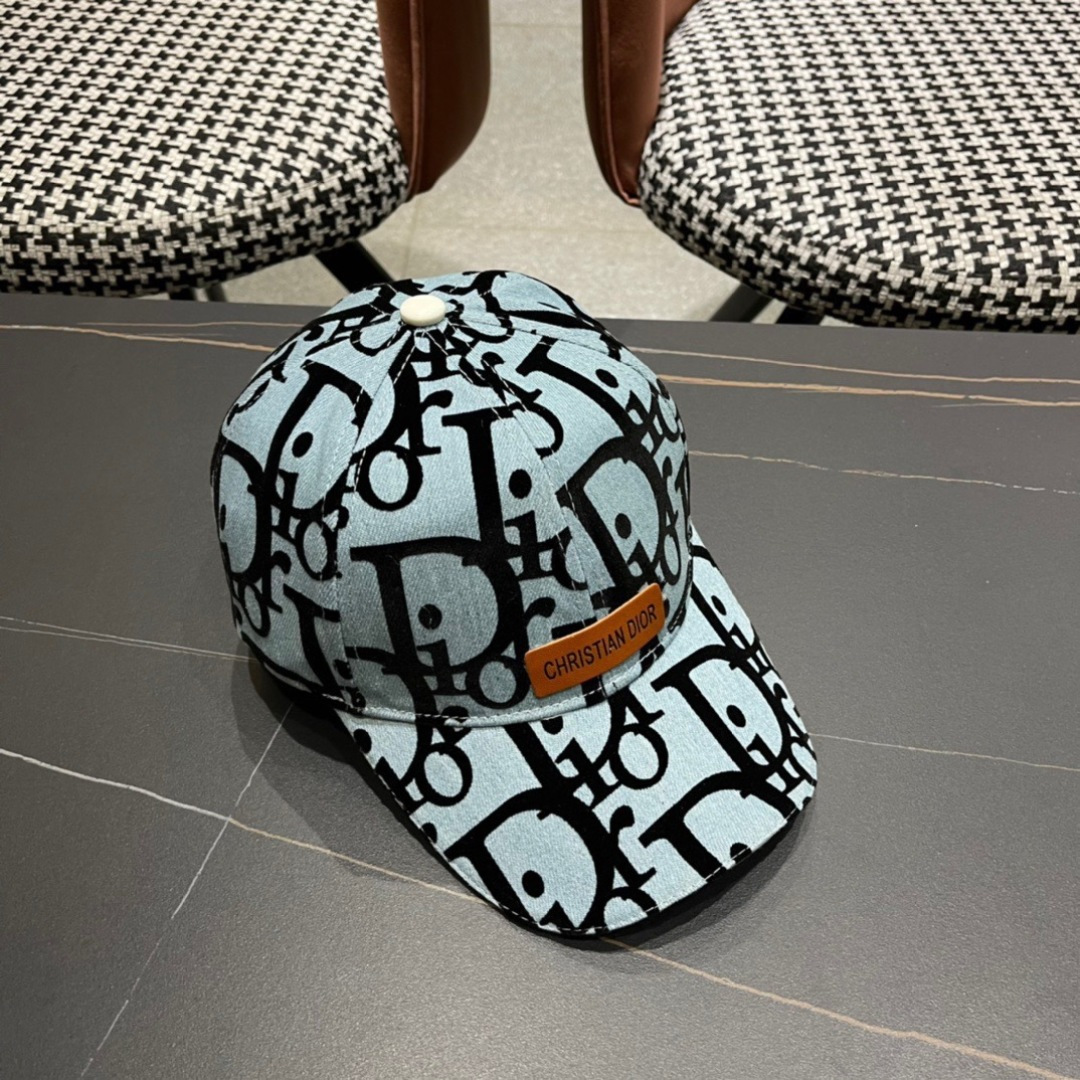 Dior迪奥2024新‮棒款‬球帽，鸭舌帽，原‮品单‬质，跑‮多量‬色