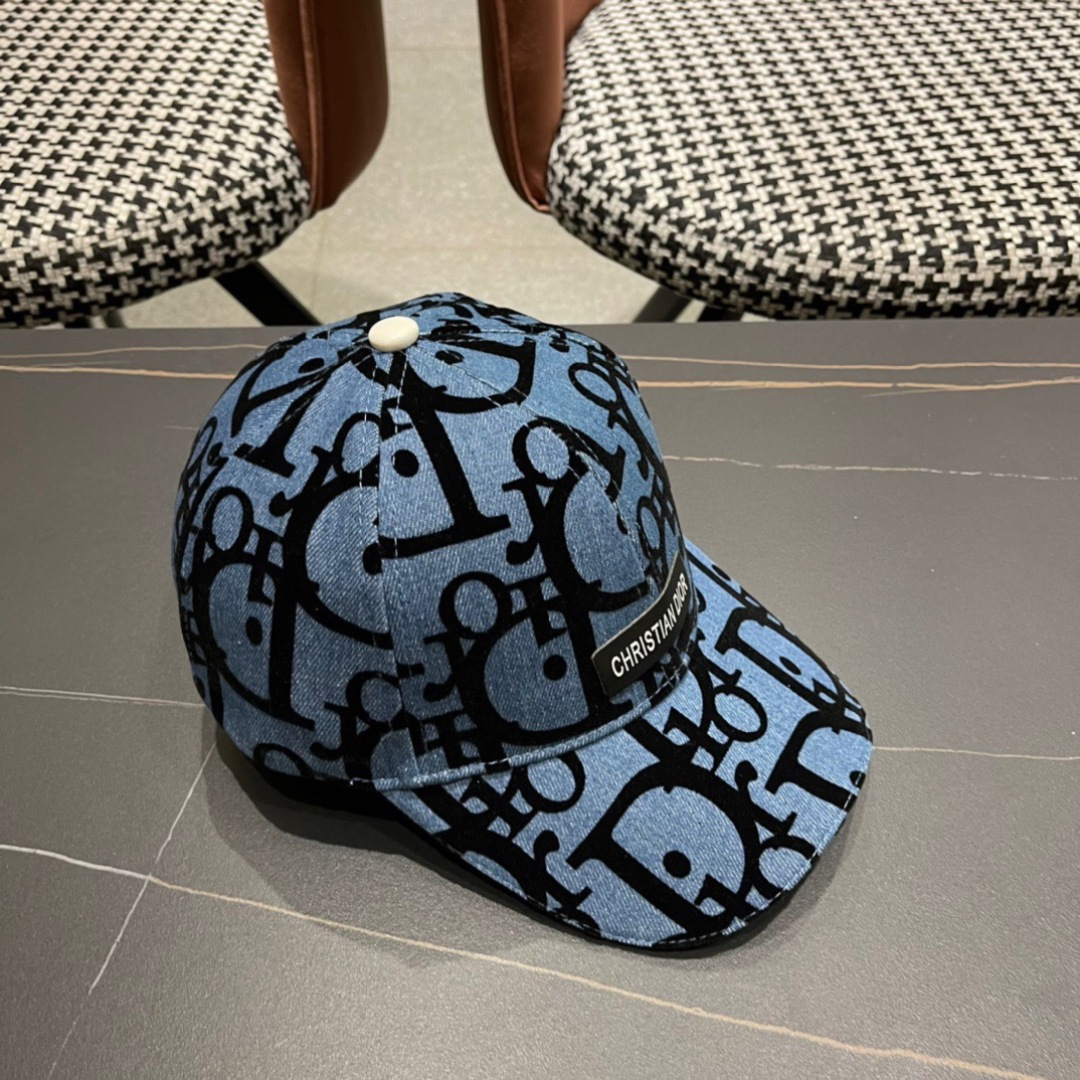 Dior迪奥2024新‮棒款‬球帽，鸭舌帽，原‮品单‬质，跑‮多量‬色