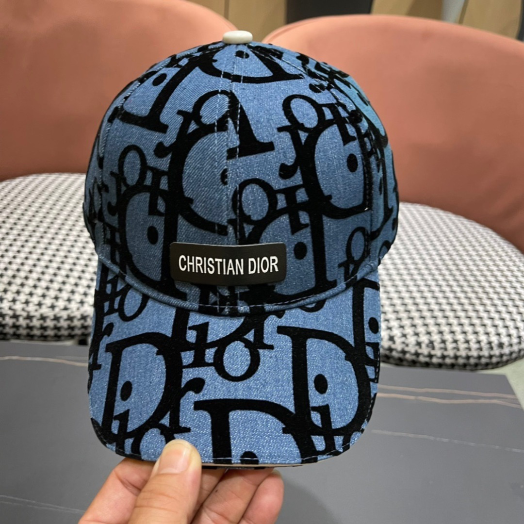 Dior迪奥2024新‮棒款‬球帽，鸭舌帽，原‮品单‬质，跑‮多量‬色