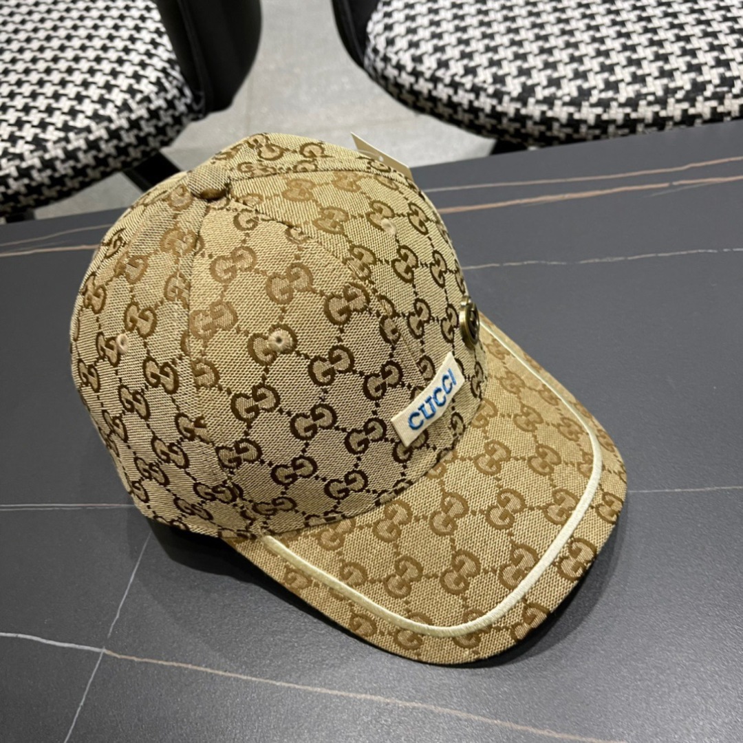 P古奇GUCCI棒球帽，官网新品，棒球帽，原单品质火爆来袭 。🎩 高档大气上档次！低调奢华，方便携带！跑