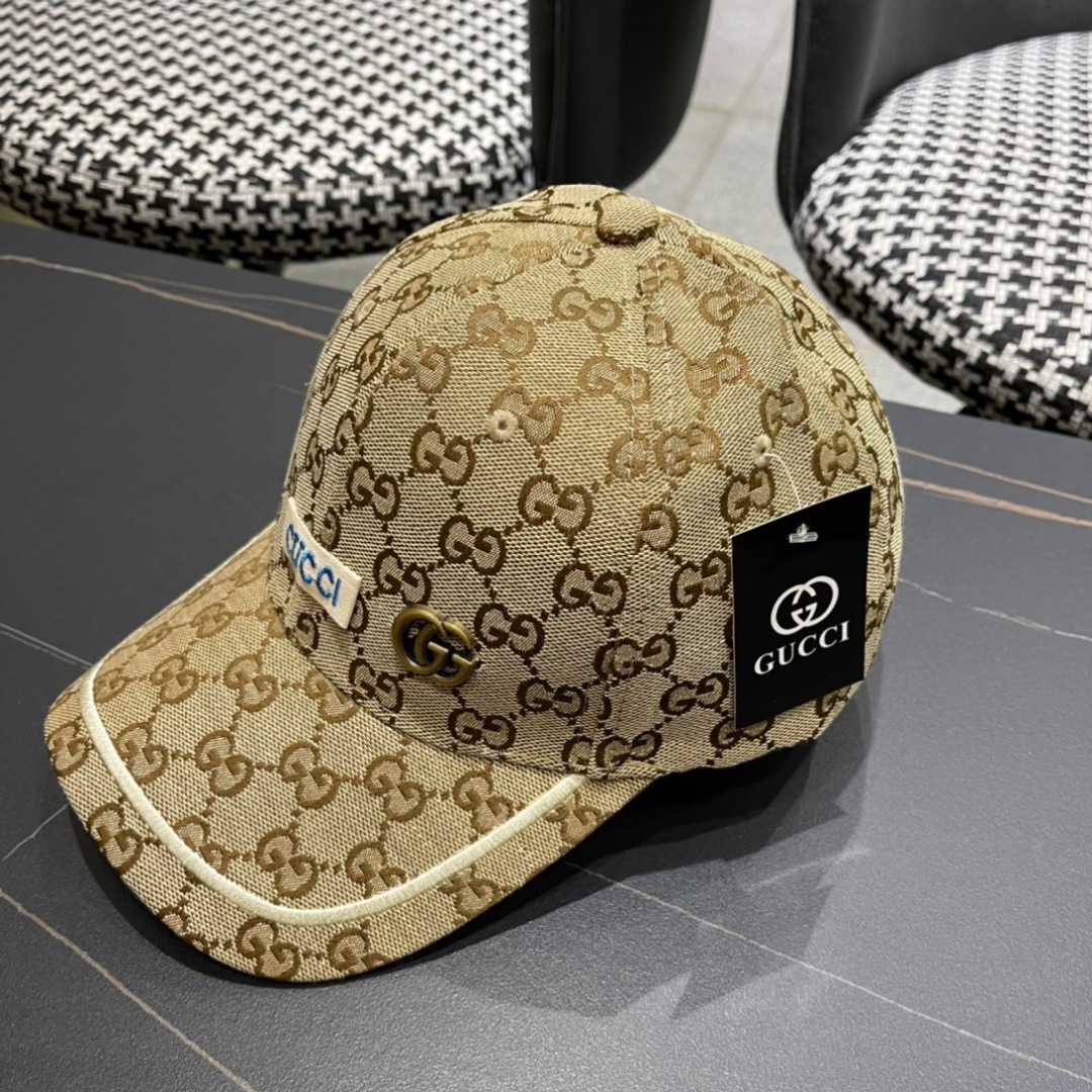 P古奇GUCCI棒球帽，官网新品，棒球帽，原单品质火爆来袭 。🎩 高档大气上档次！低调奢华，方便携带！跑