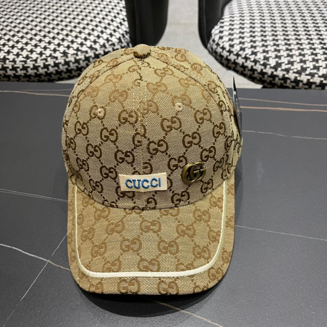 P古奇GUCCI棒球帽，官网新品，棒球帽，原单品质火爆来袭 。🎩 高档大气上档次！低调奢华，方便携带！跑
