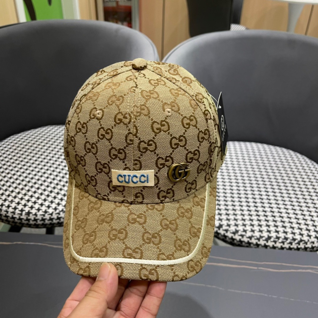 P古奇GUCCI棒球帽，官网新品，棒球帽，原单品质火爆来袭 。🎩 高档大气上档次！低调奢华，方便携带！跑