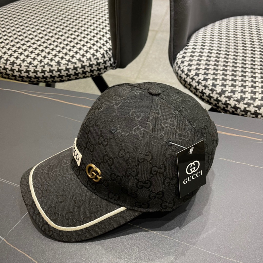 P古奇GUCCI棒球帽，官网新品，棒球帽，原单品质火爆来袭 。🎩 高档大气上档次！低调奢华，方便携带！跑