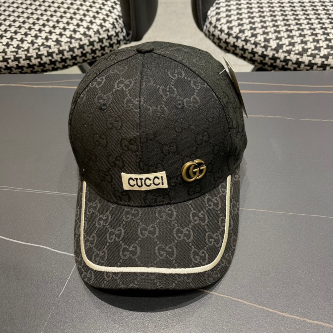 P古奇GUCCI棒球帽，官网新品，棒球帽，原单品质火爆来袭 。🎩 高档大气上档次！低调奢华，方便携带！跑