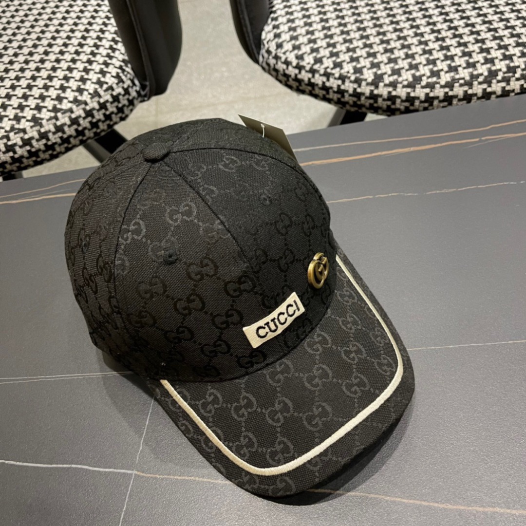 P古奇GUCCI棒球帽，官网新品，棒球帽，原单品质火爆来袭 。🎩 高档大气上档次！低调奢华，方便携带！跑