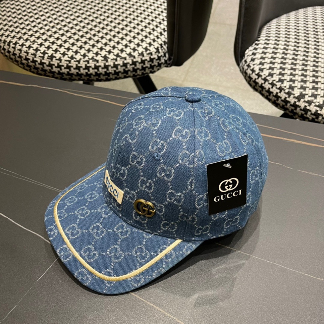 P古奇GUCCI棒球帽，官网新品，棒球帽，原单品质火爆来袭 。🎩 高档大气上档次！低调奢华，方便携带！跑