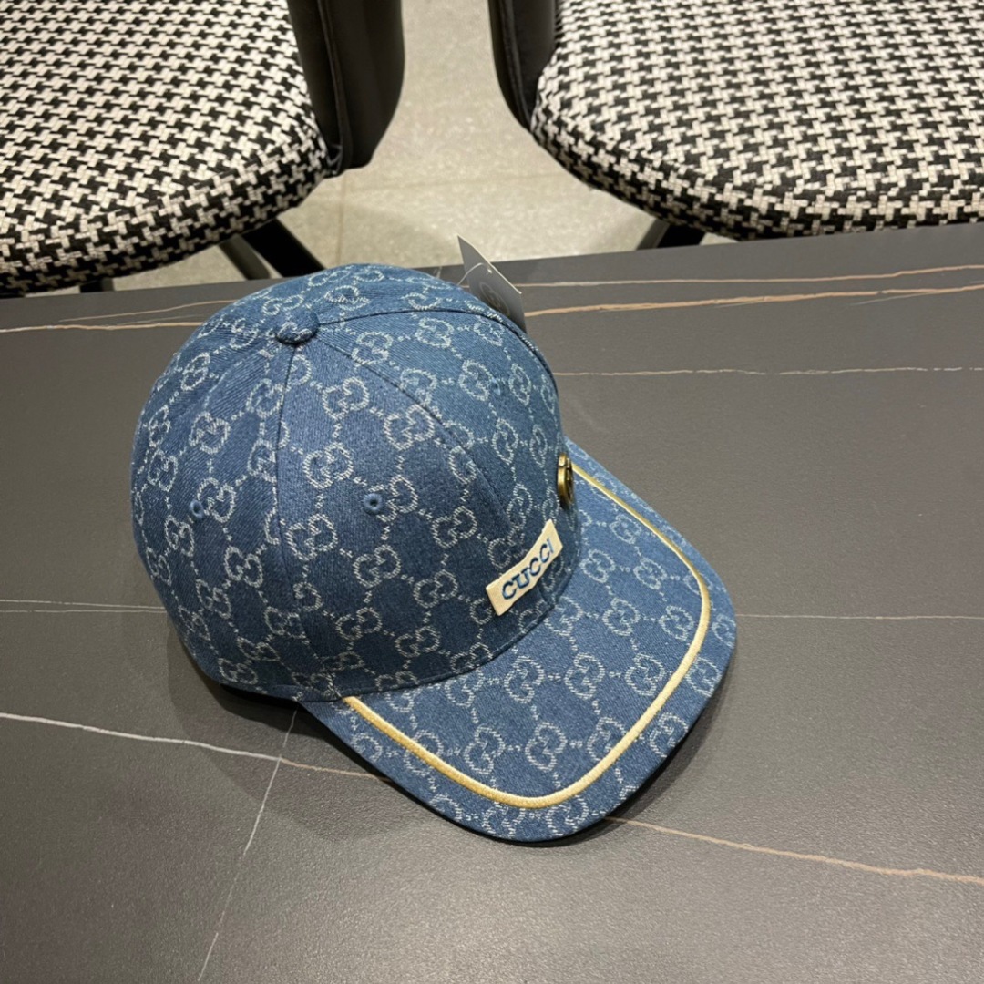 P古奇GUCCI棒球帽，官网新品，棒球帽，原单品质火爆来袭 。🎩 高档大气上档次！低调奢华，方便携带！跑