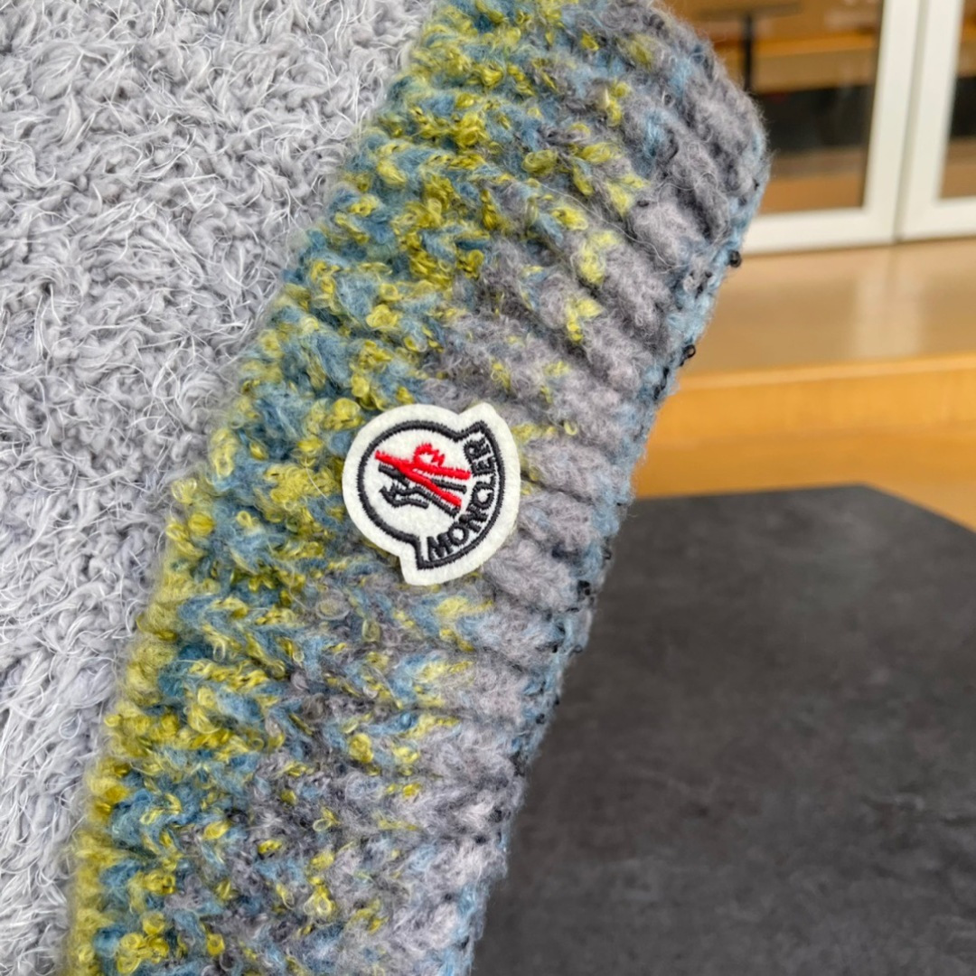 moncler蒙口欧美风格秋冬新款可爱保暖羊毛帽儿童男女款通用版冷帽帽子