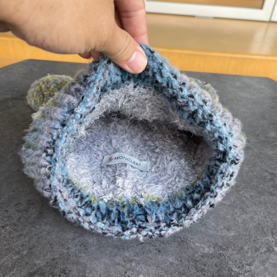 moncler蒙口欧美风格秋冬新款可爱保暖羊毛帽儿童男女款通用版冷帽帽子