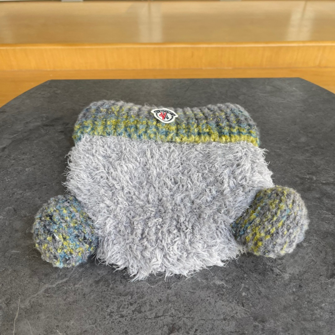 moncler蒙口欧美风格秋冬新款可爱保暖羊毛帽儿童男女款通用版冷帽帽子