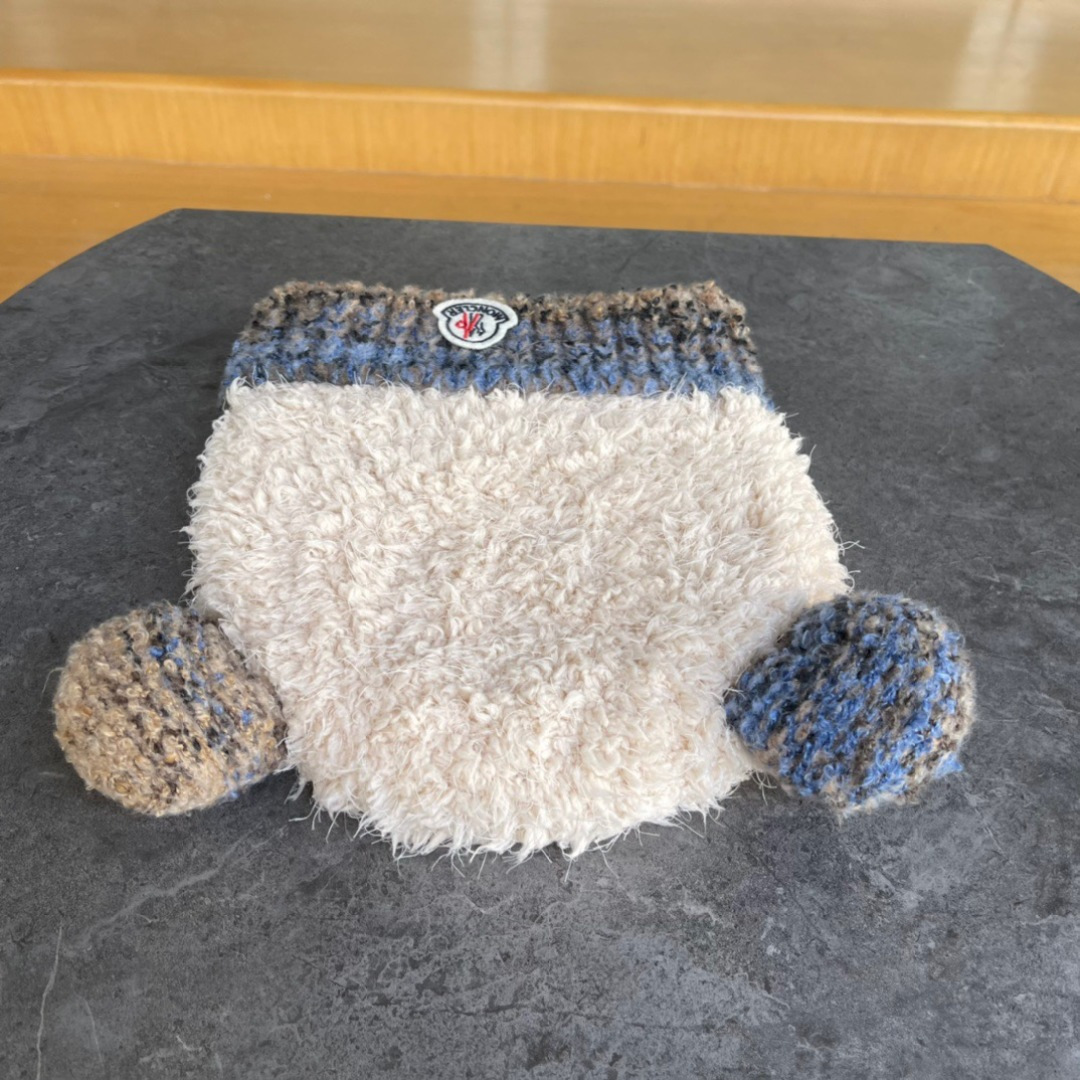 moncler蒙口欧美风格秋冬新款可爱保暖羊毛帽儿童男女款通用版冷帽帽子