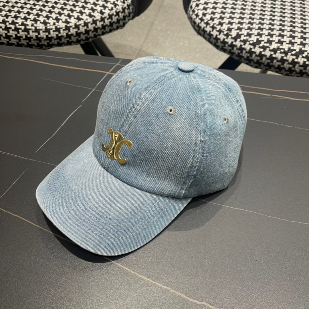 【CELINE赛琳】春夏新款爆款牛仔棒球帽🧢，大牌款超好搭配，赶紧入手！